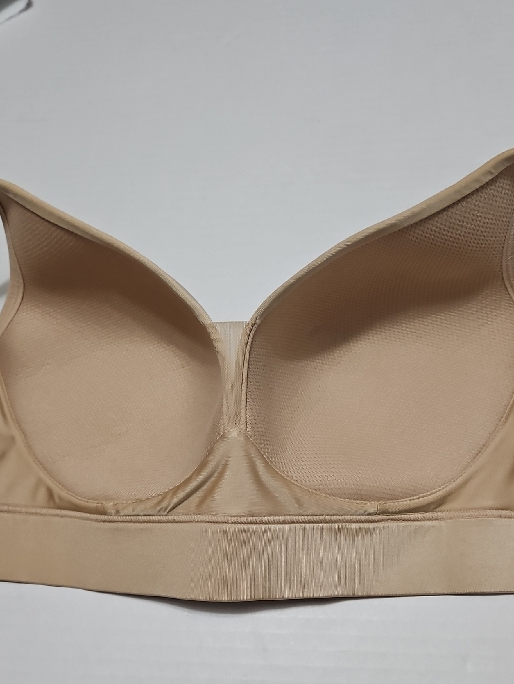 Jockey Nude Beige Full-Coverage Seamless Padded Wireless Bra Size XL - Picture 5 of 8